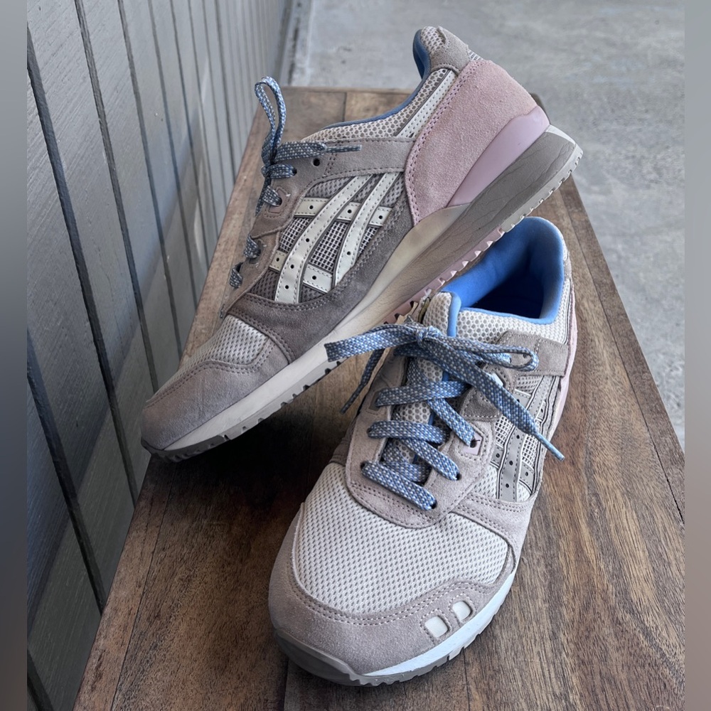 ASICS Gel-Lyte III OG Taupe Maple Sugar Sneakers M 10 / W 11.5 Split Tongue